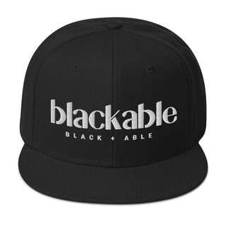 Blackable Snapback Hat (Black)